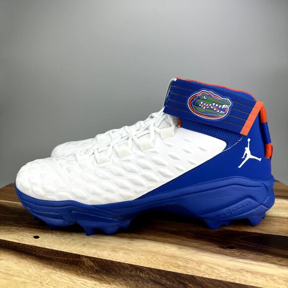 Nike Air Jordan Force Savage Pro 2 Men\'s Size 15 PE FL Gators Cleats CV1666-102 main image 4